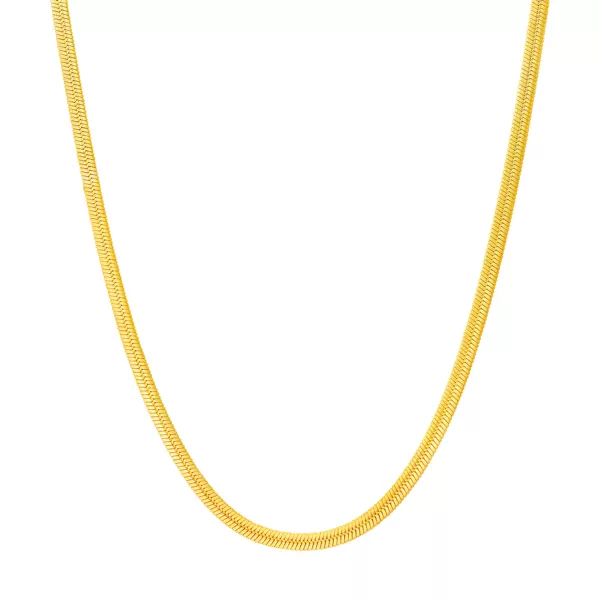 2.3mm Oval Snake Chain Necklace (18 in)