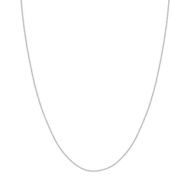 Wheat Chain Gold Necklace (1.05mm, 18 inches)