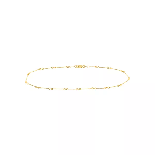Interlocking Ring Anklet