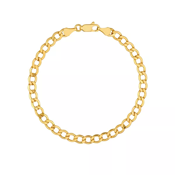 5.2mm Curb Chain Bracelet (8 in)
