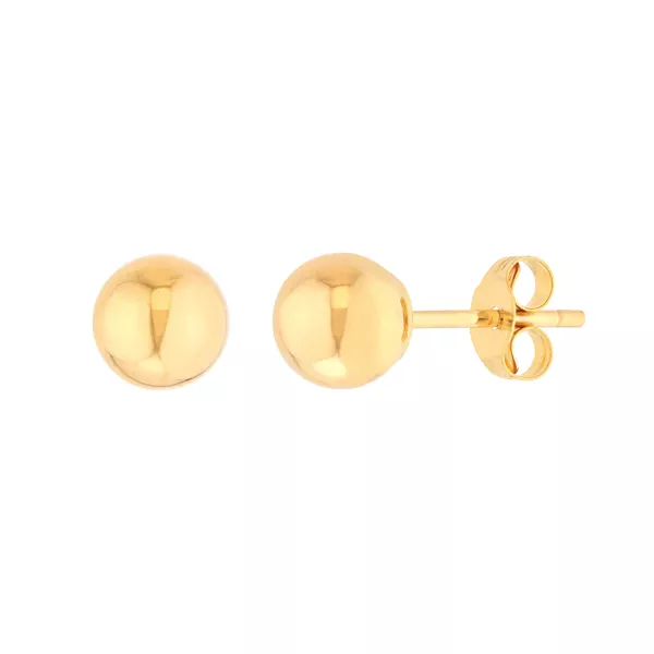 Ball Stud Earrings (5 mm)