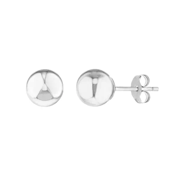 Ball Stud Earrings (6 mm)