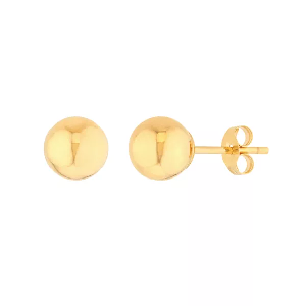 Ball Stud Earrings (6 mm)