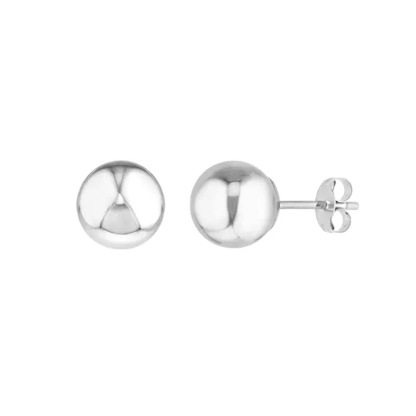 Ball Stud Earrings (7 mm)