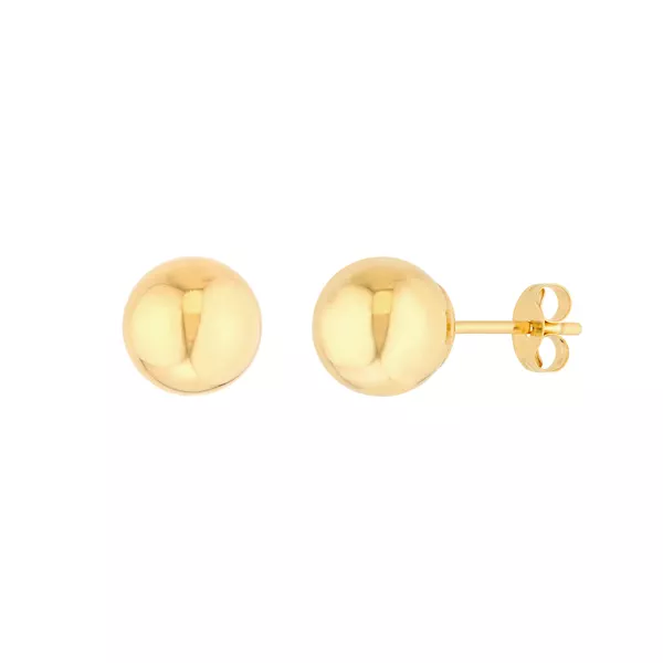 Ball Stud Earrings (7 mm)