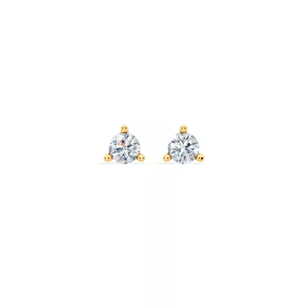 Three-Prong Martini Diamond Screw-Back Earrings (1/4 ct. tw.)