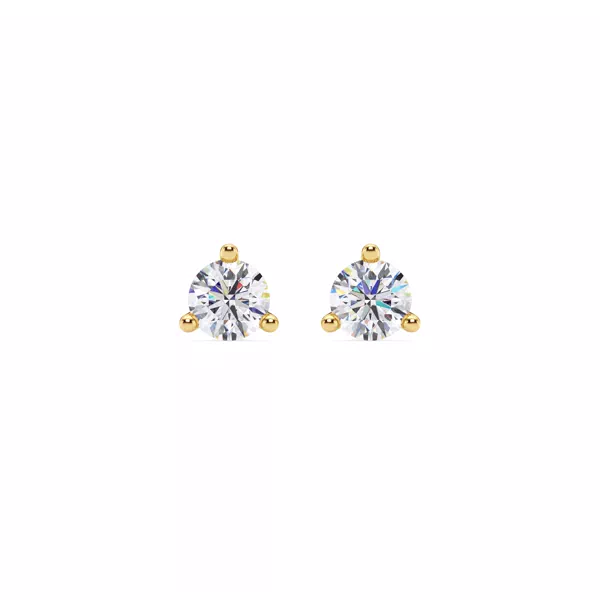 Three-Prong Martini Diamond Screw-Back Earrings (3/4 ct. tw.)