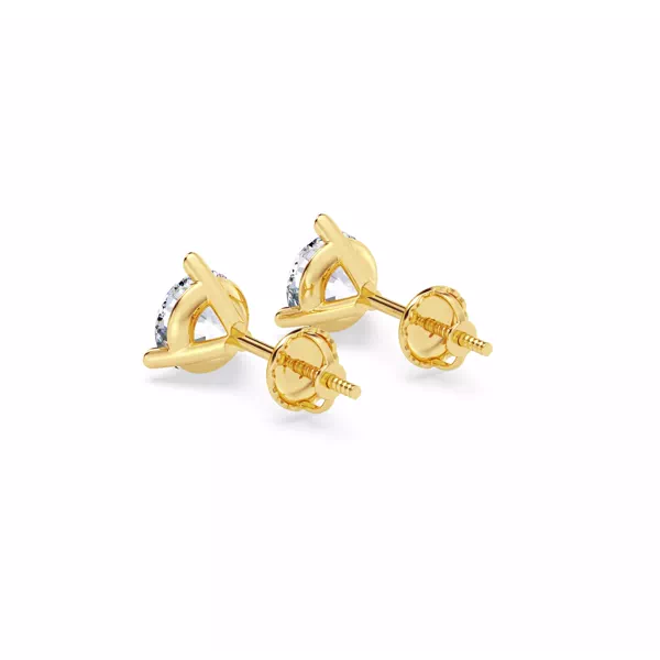 Three-Prong Martini Diamond Screw-Back Earrings (1 1/2 ct. tw.)