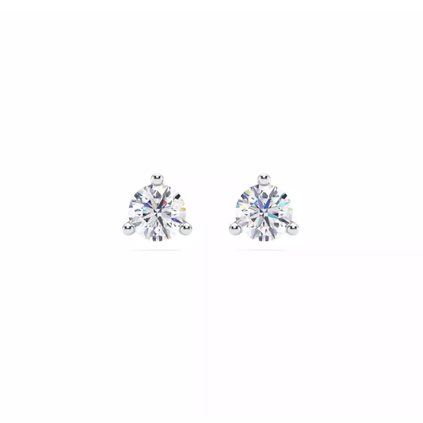 Three-Prong Diamond Martini Earrings (3/4 ct. tw.)