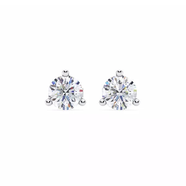 Three-Prong Diamond Martini Earrings (2 ct. tw.)