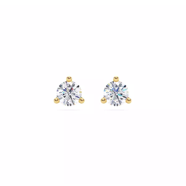 Three-Prong Diamond Martini Earrings (3/4 ct. tw.)