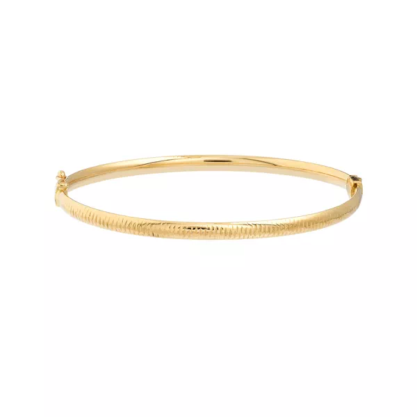 items Lustre Cut Gold Bangle