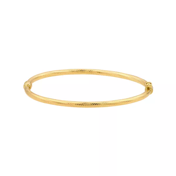 Spiral Gold Bangle