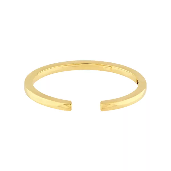 Squared Edge Gold Cuff