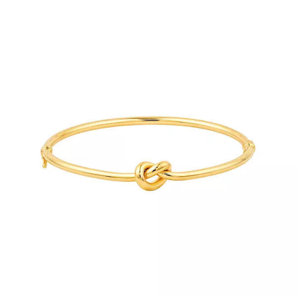 Knot Gold Bangle