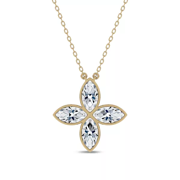 Maravina Rosette Lab Diamond Pendant by Christian Siriano (10 ct. tw.)