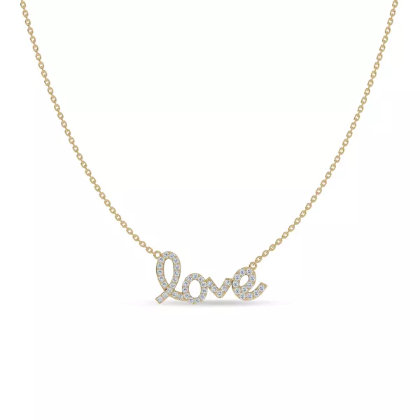 Love Lab Diamond Vermeil Necklace