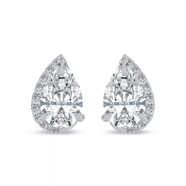 Lab Diamond Sweep Earrings by Christian Siriano