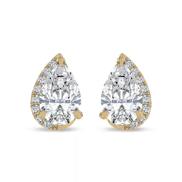 Lab Diamond Sweep Earrings by Christian Siriano
