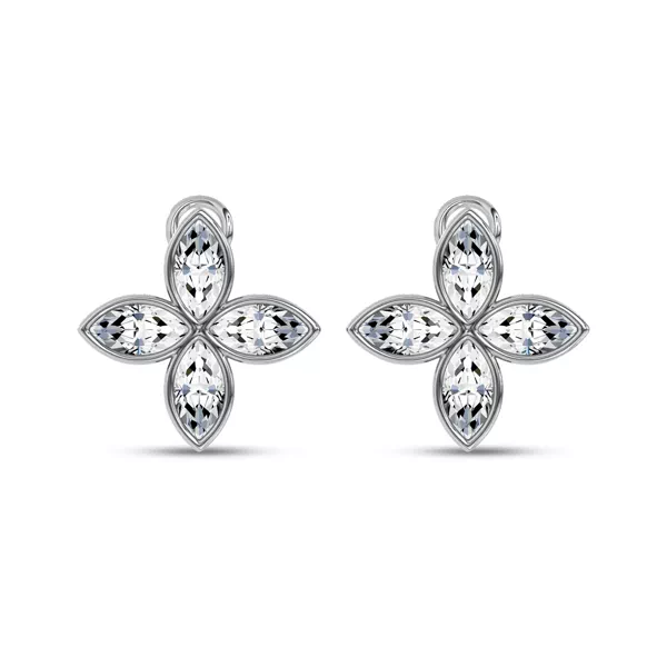 Maravina Rosette Lab Studs by Christian Siriano (8 ct. tw.)