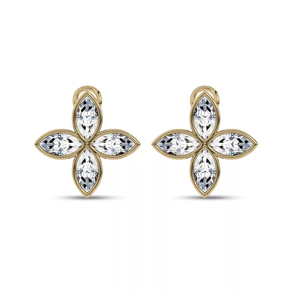 Maravina Rosette Lab Studs by Christian Siriano (8 ct. tw.)