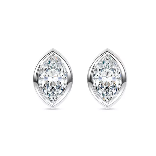 Maravina Marquise Bezel Lab Diamond Stud Earrings by Christian Siriano (.32 ct. tw.)