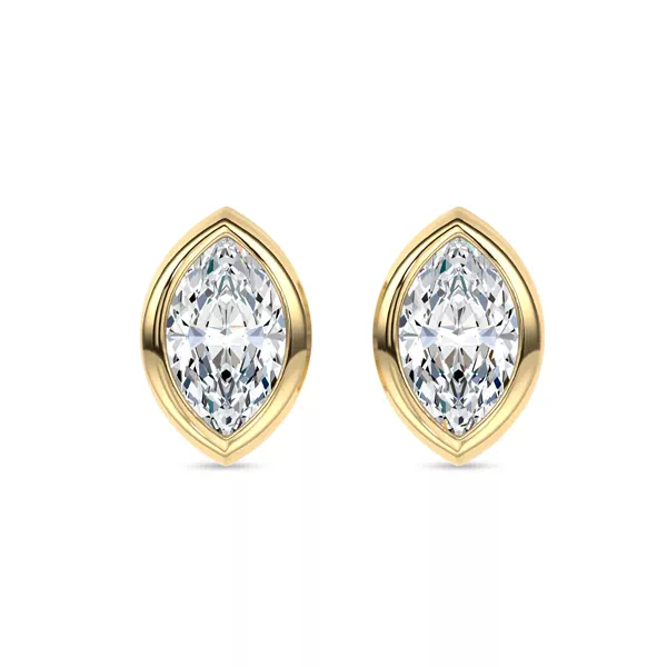 Maravina Marquise Bezel Lab Diamond Stud Earrings by Christian Siriano (.32 ct. tw.)