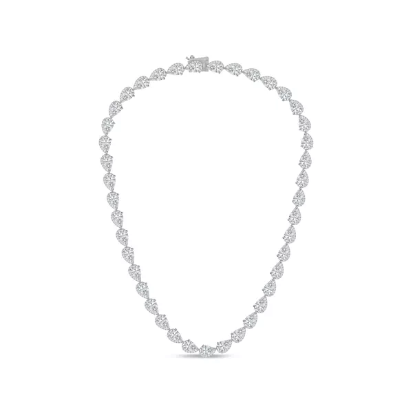 Lab Diamond Sweep Necklace by Christian Siriano