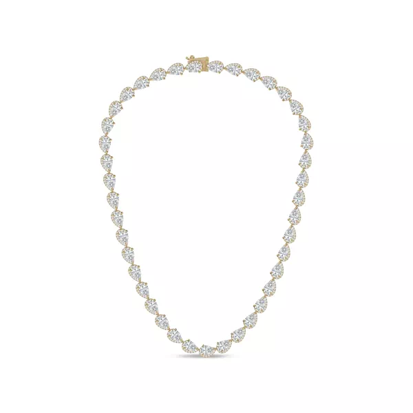 Lab Diamond Sweep Necklace by Christian Siriano