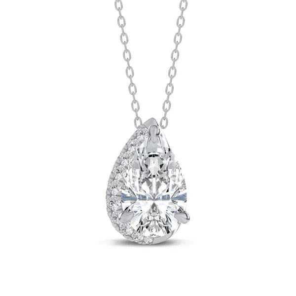 Lab Diamond Sweep Pendant by Christian Siriano (1 ct. tw.)