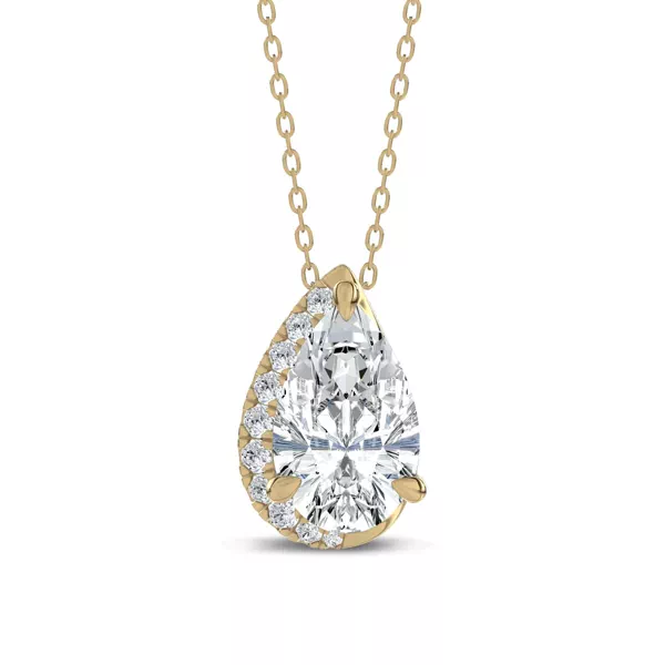 Lab Diamond Sweep Pendant by Christian Siriano (1 ct. tw.)