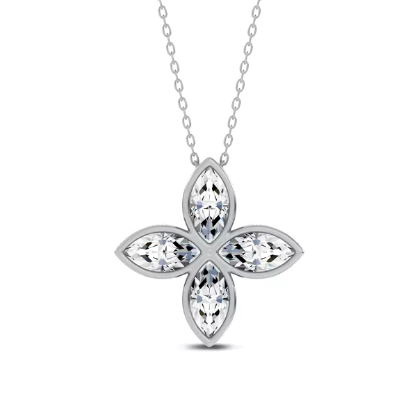 Maravina Rosette Lab Diamond Pendant by Christian Siriano (4 ct. tw.)