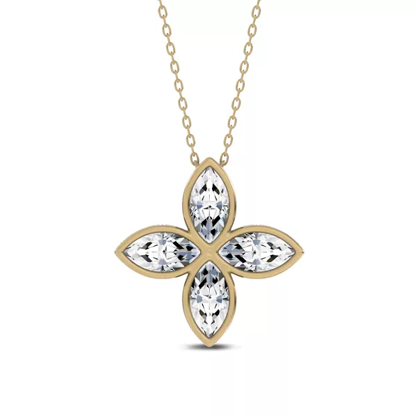 Maravina Rosette Lab Diamond Pendant by Christian Siriano (4 ct. tw.)