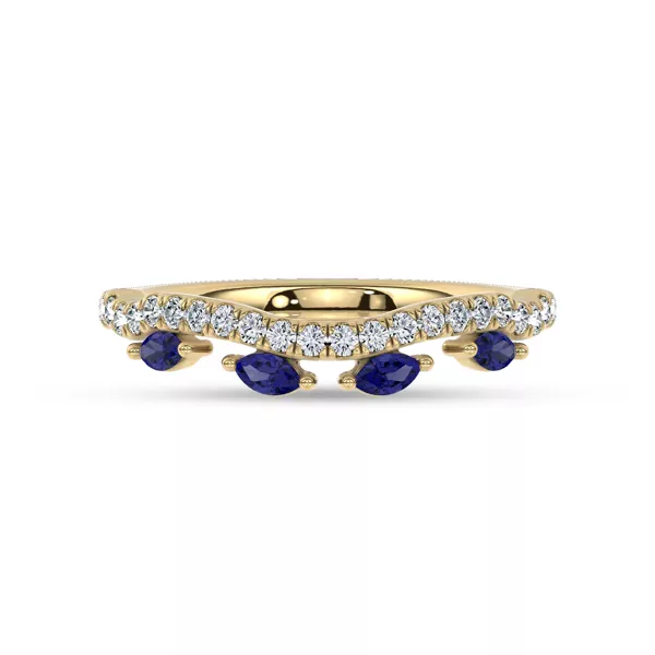 Embellis Sapphire Band by Christian Siriano
