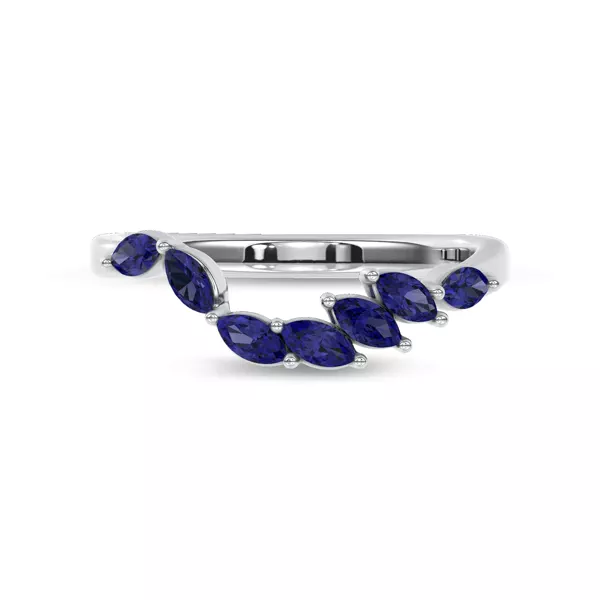 Envol Sapphire Contoured Band by Christian Siriano