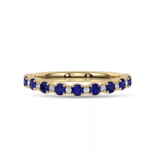 Sonata Sapphire & Diamond Band by Christian Siriano