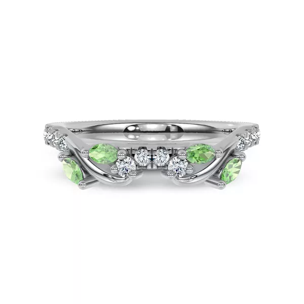 Hayden Tsavorite And Diamond Band