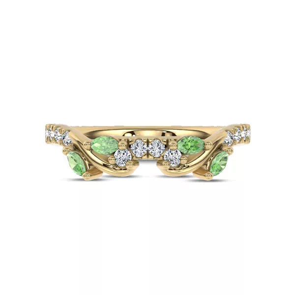 Hayden Tsavorite And Diamond Band