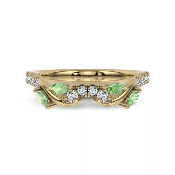 Hayden Tsavorite And Diamond Band