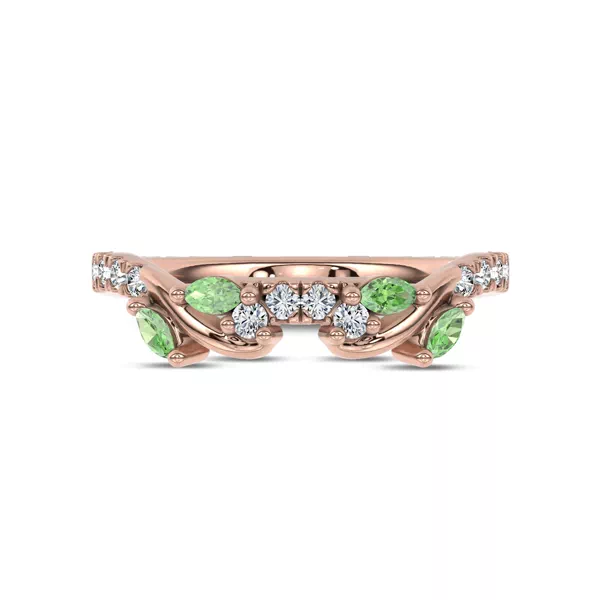 Hayden Tsavorite And Diamond Band
