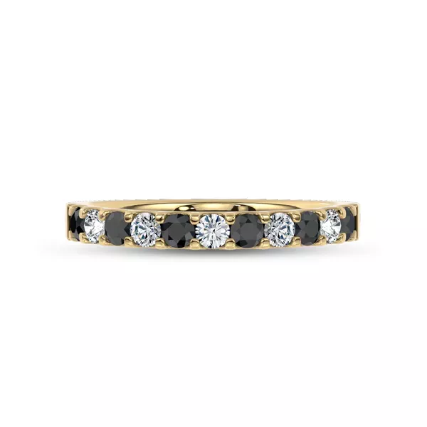Jules Black & White Diamond Band (1/2 ct. tw.)