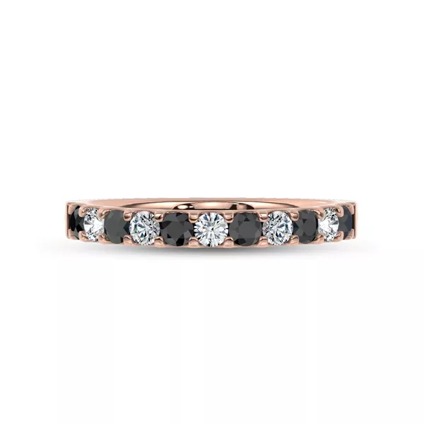 Jules Black & White Lab Diamond Band (1/2 ct. tw.)