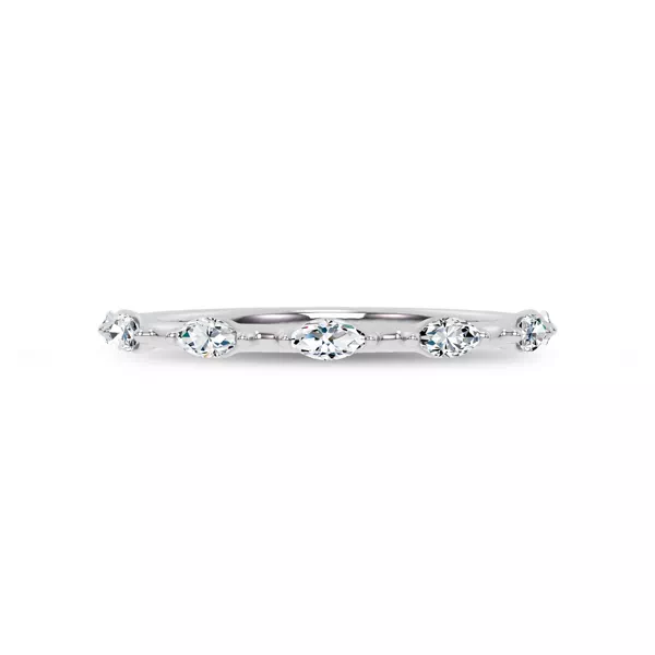 Starlight Spaced Marquise Diamond Band