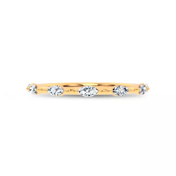 Starlight Spaced Marquise Diamond Band
