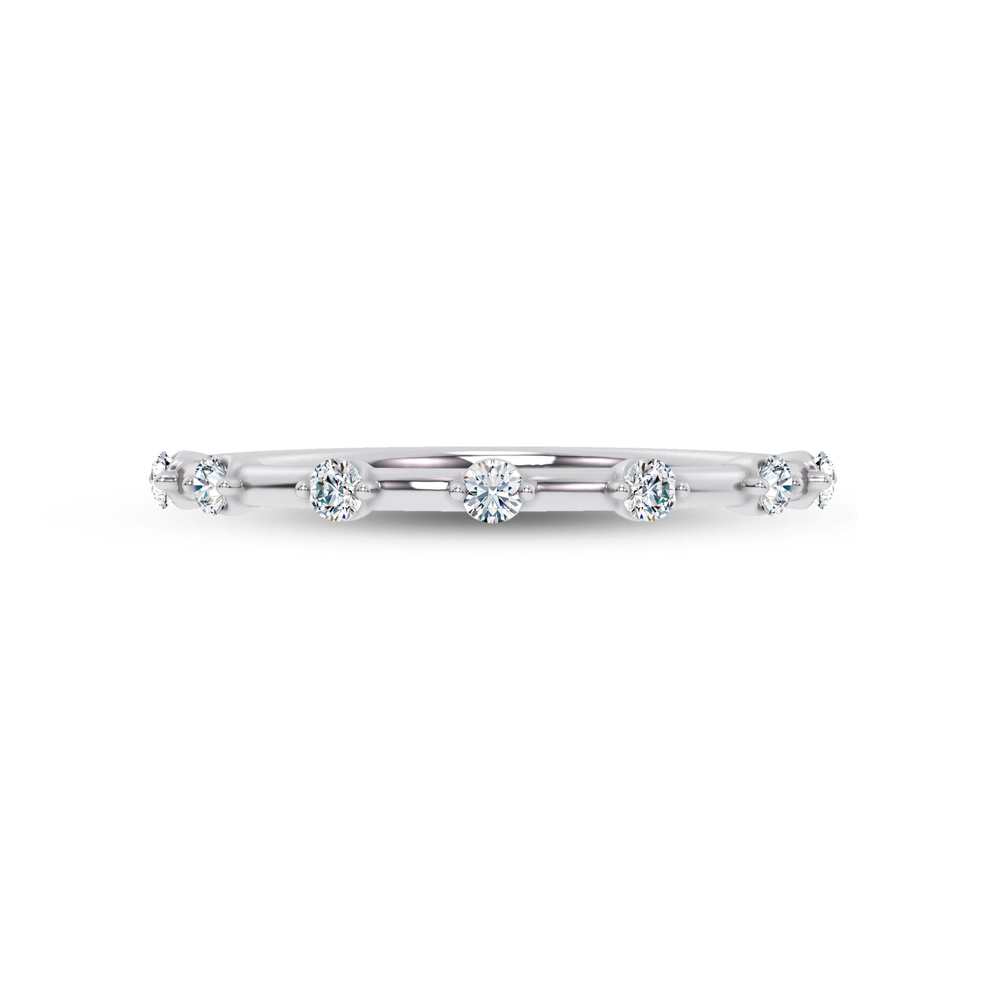 Starlight Spaced Round Diamond Band