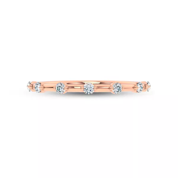 Starlight Spaced Round Diamond Band
