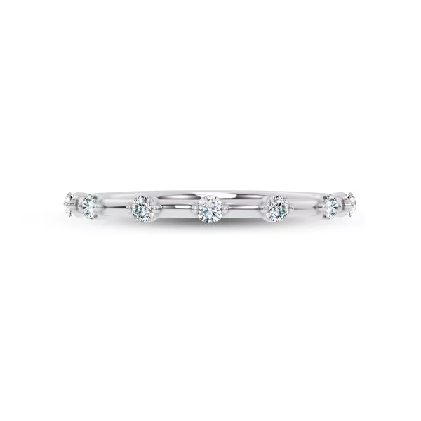 Starlight Spaced Round Diamond Band