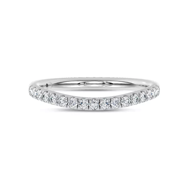 Classic Contoured Pavé Band by Christian Siriano
