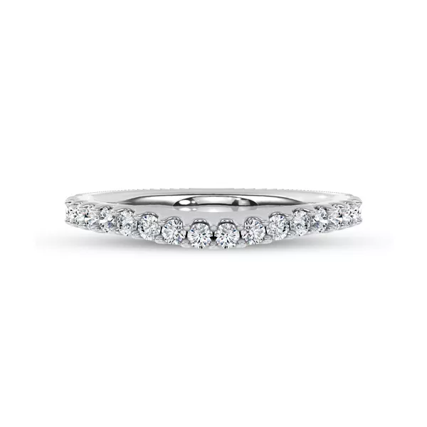 Perelle Contour Pavé Band