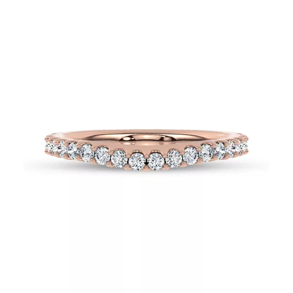 Perelle Contour Pavé Band